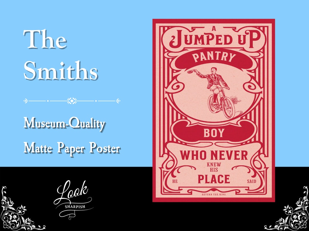 The Smiths A Jumped up Pantry Boy Museumquality Matte Paper Poster Etsy