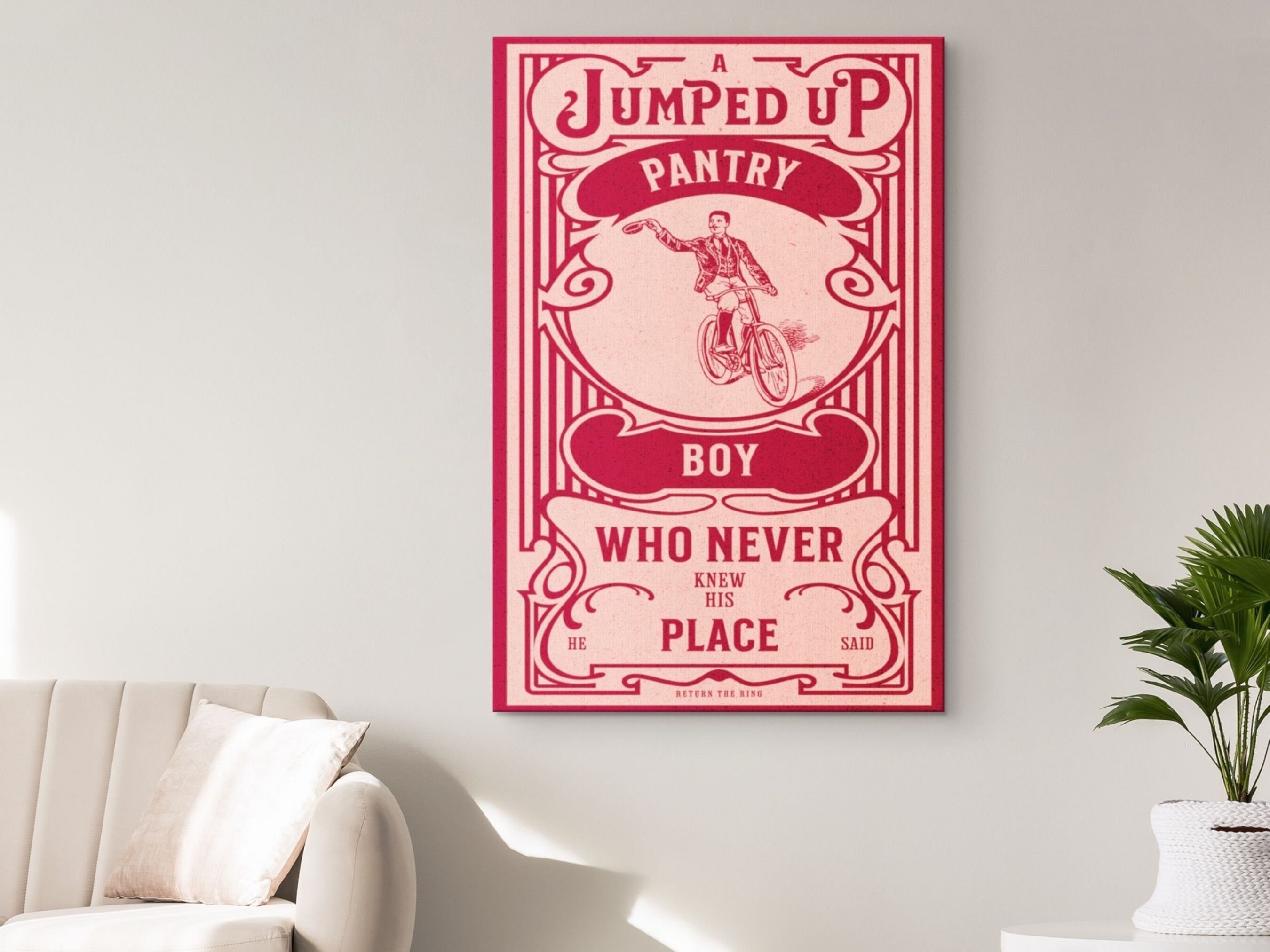 The Smiths This Charming Man Jumped Up Pantry Boy Canvas Wrap Etsy