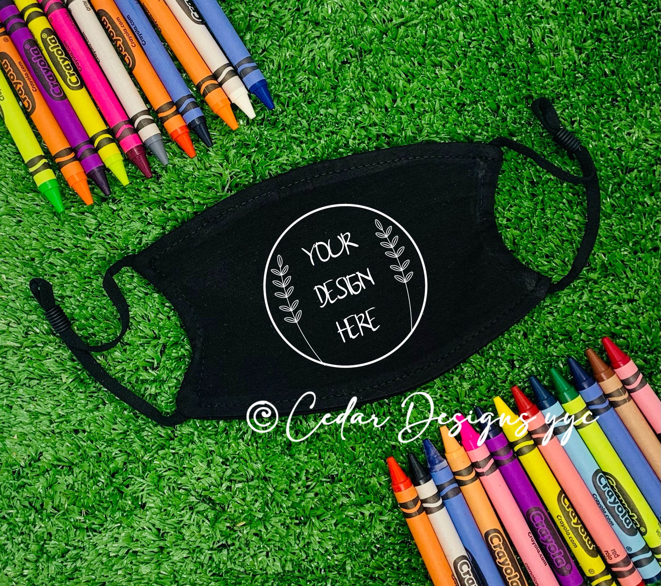 Download Black Mask Mock-Up Non-Medical Grade Mask Mock-Up Teacher ...