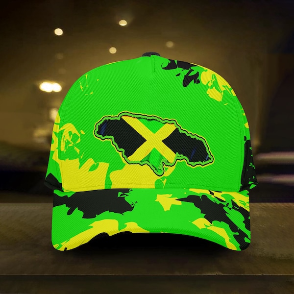 Jamaican Flag Baseball Caps