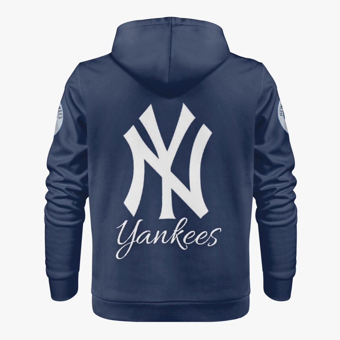 222. 1Tweezy NY Yankees Blue Men's Full Zip Up Hoodie Etsy