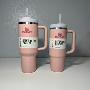 Authentic STANLEY 40oz Quencher Tumbler | Insulated Cup Stanley Pink Dust |  Stanley 30oz Pink Dust Tumbler - Etsy