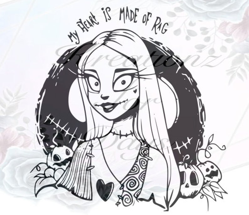Sally Nightmare before christmas svg  Etsy