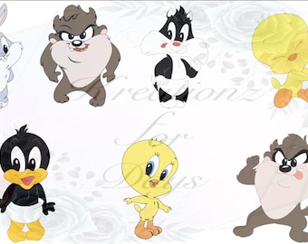 Gift Idea for Girls Official Merchandise Looney Tunes Tweety Pie Baby Girls Romper Baby