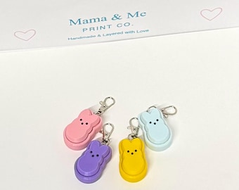 Mini Bunny Peep Clicker Fidget | Paasmandvuller, bureaufidget, zakspeelgoed