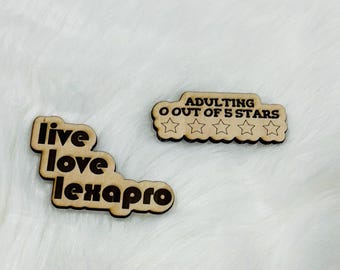 Funny Wooden Magnets with Sayings: Relatable Humor, Small Gift