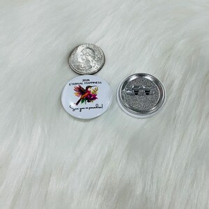 Botones de Felicidad Eterna 2026 / Regalos de los Testigos de Jehová / Regalos para niños / Regalo ligero / 1,25" / Para convenciones internacionales y regionales imagen 3