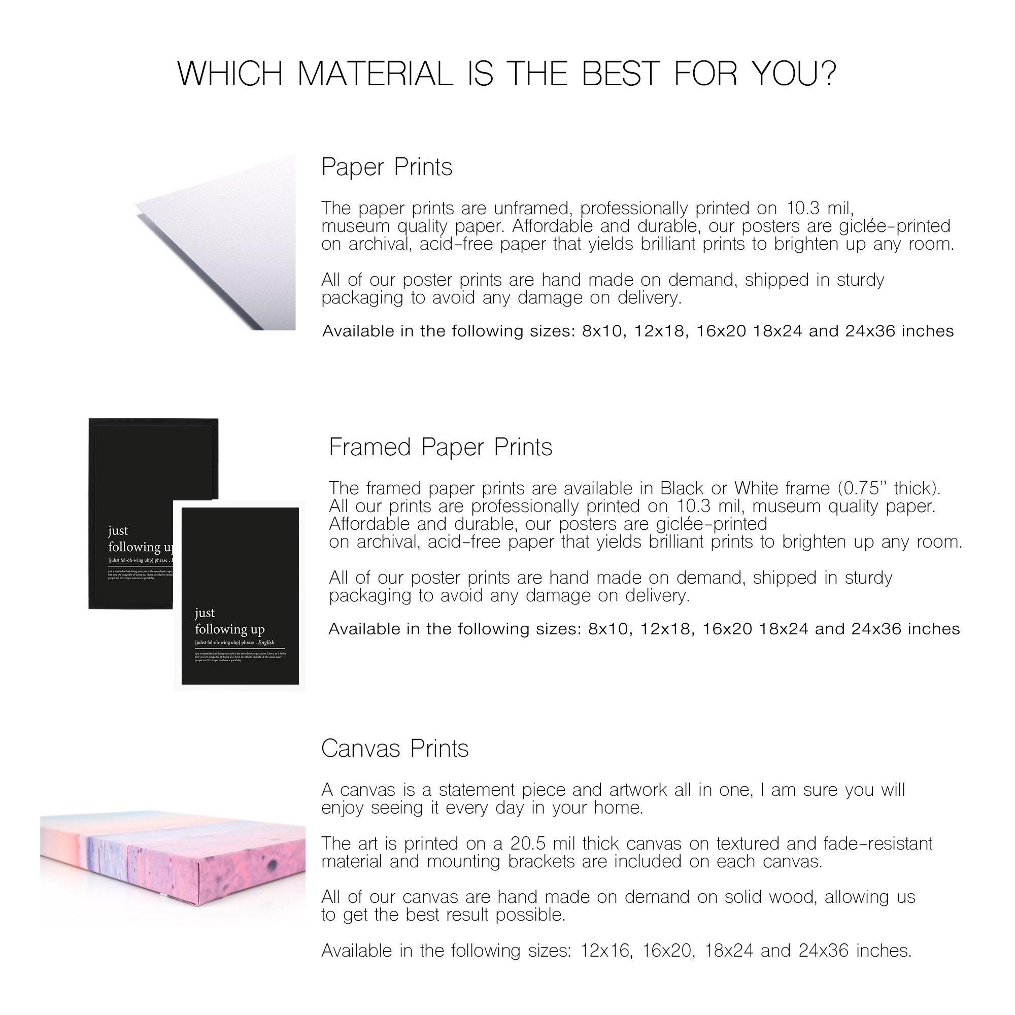 Funny Home Office Decor Just Following Up Home Office Art | Etsy