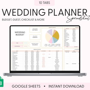 Hochzeitsplanung, digitale Budgetplaner, Hochzeitsgästeliste, Sitzplan für die Hochzeit, Veranstaltungsortvergleich, Expense Tracker, Timeline