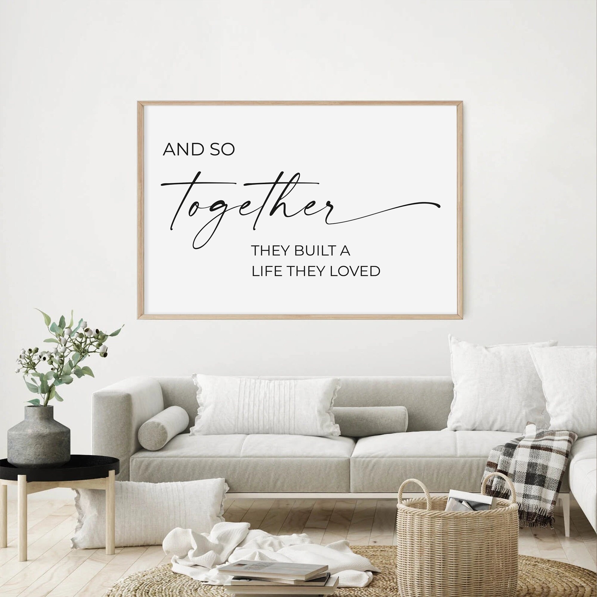 Built A Life They Loved Sign, Inspirational Home Decor Signs, Black ...