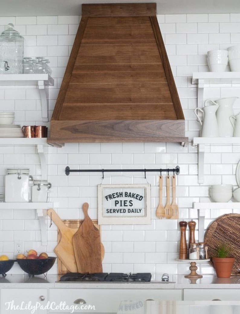 Custom shiplap wood hood Etsy