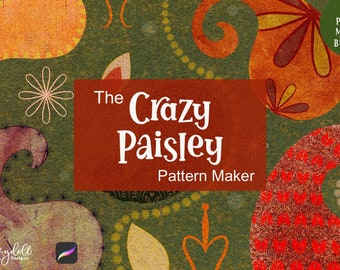 Paisley Pattern Maker Brushes for Procreate (Digital Download)