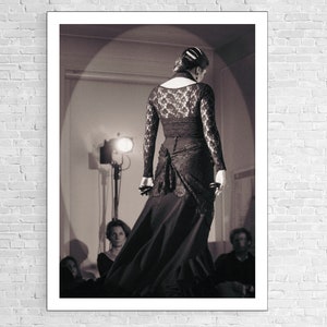 Arte de bailarina de flamenco / Cartel de bailarina española / Arte de pared de bailarina Gitana / Decoración de estudio de danza y escuela