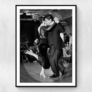 Large format Tango dancers show photography | Buenos Aires glamour, Tango Wall Art | Dance Studio and School decoration