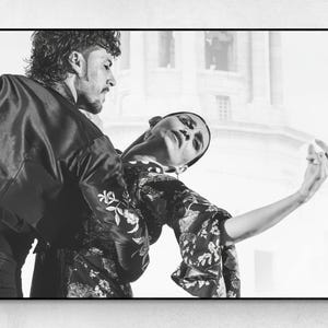 Impresión fotográfica de flamenco / Póster de bailarina española / Arte mural gitano / Decoración de estudios y escuelas de danza