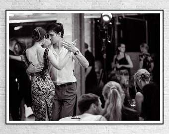 Large format Tango photography Tango Dancers Wall Art | Dance Studio and School decoration