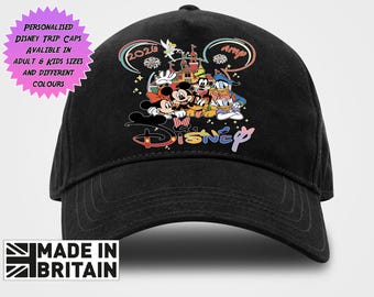 Vintage Mickey Mouse Hat • 80s 90s Disney Red Snapback Trucker Cap