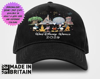 Disneyland Disney Trip Baseball Cap, Disneyworld Mickey & Minnie Cap, Holiday Matching Hat, Disney Trip Hat, Disneyworld Trip 2026