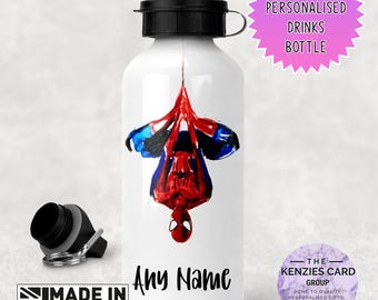 Personalized Spiderman Water Bottle - 500ml Superhero Gift
