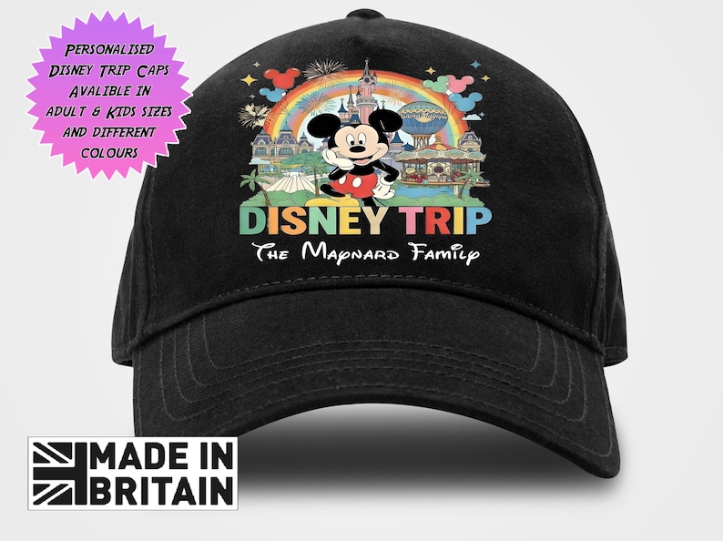 Maynard Disney Disneyland Disney Trip Baseball Cap, Disneyworld Mickey & Minnie Cap ...