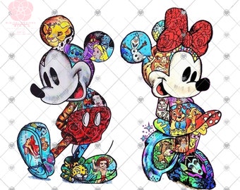 Disney Watercolor Png | Etsy