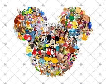 Disney Character Svg Etsy