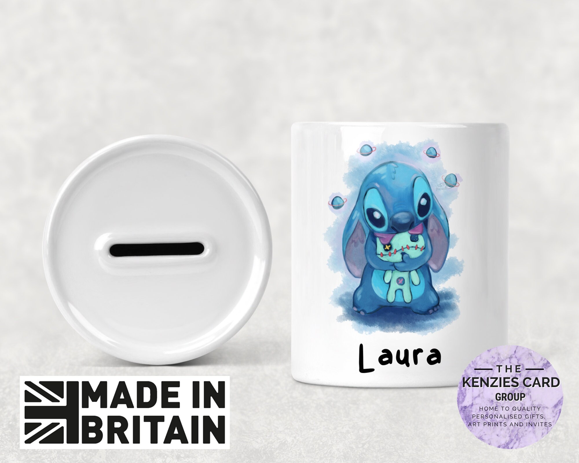 Personalised Lilo and Stitch stitch and Srunp Money Box Etsy Hong Kong