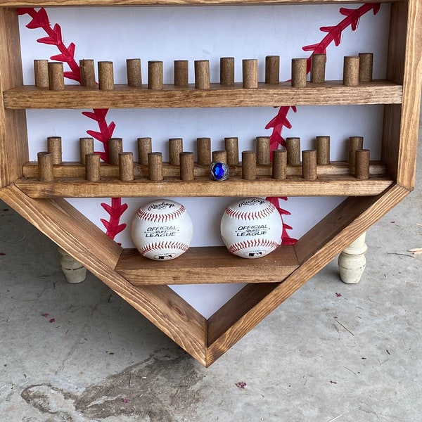 Softball Ring Holder Etsy