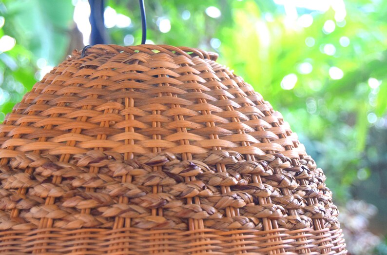 Woven Rattan Lampshade Handmade Modern Sri lankan light shade Etsy