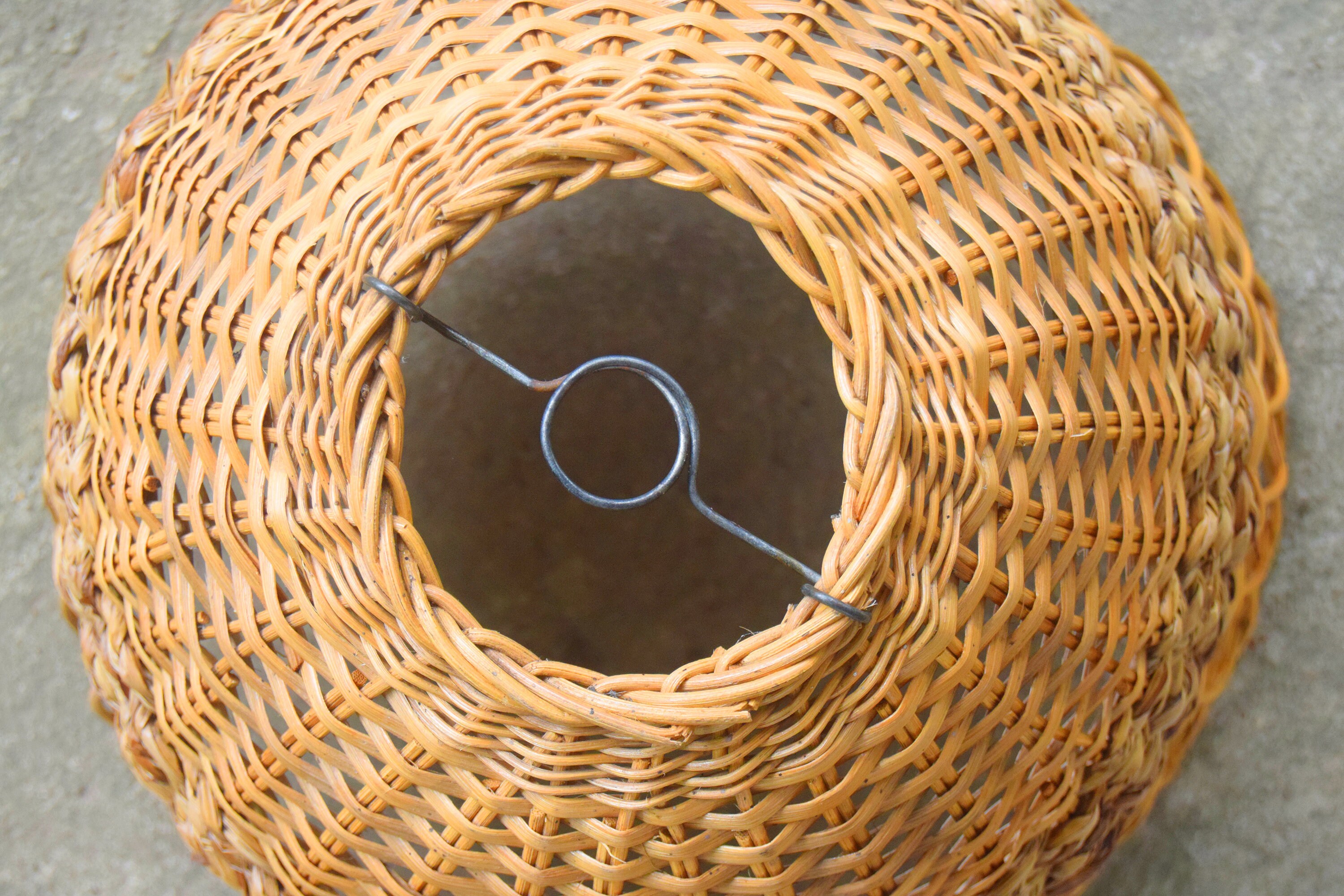 Woven Rattan Lampshade Handmade Modern Sri lankan light shade Etsy