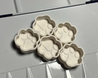 Magnetic Watercolor Pan, palette customization, paw unique shape, Artist Gift set of 6