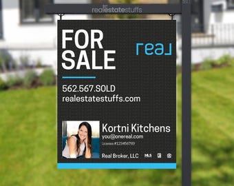 REAL Broker Real Estate For Sale Sign