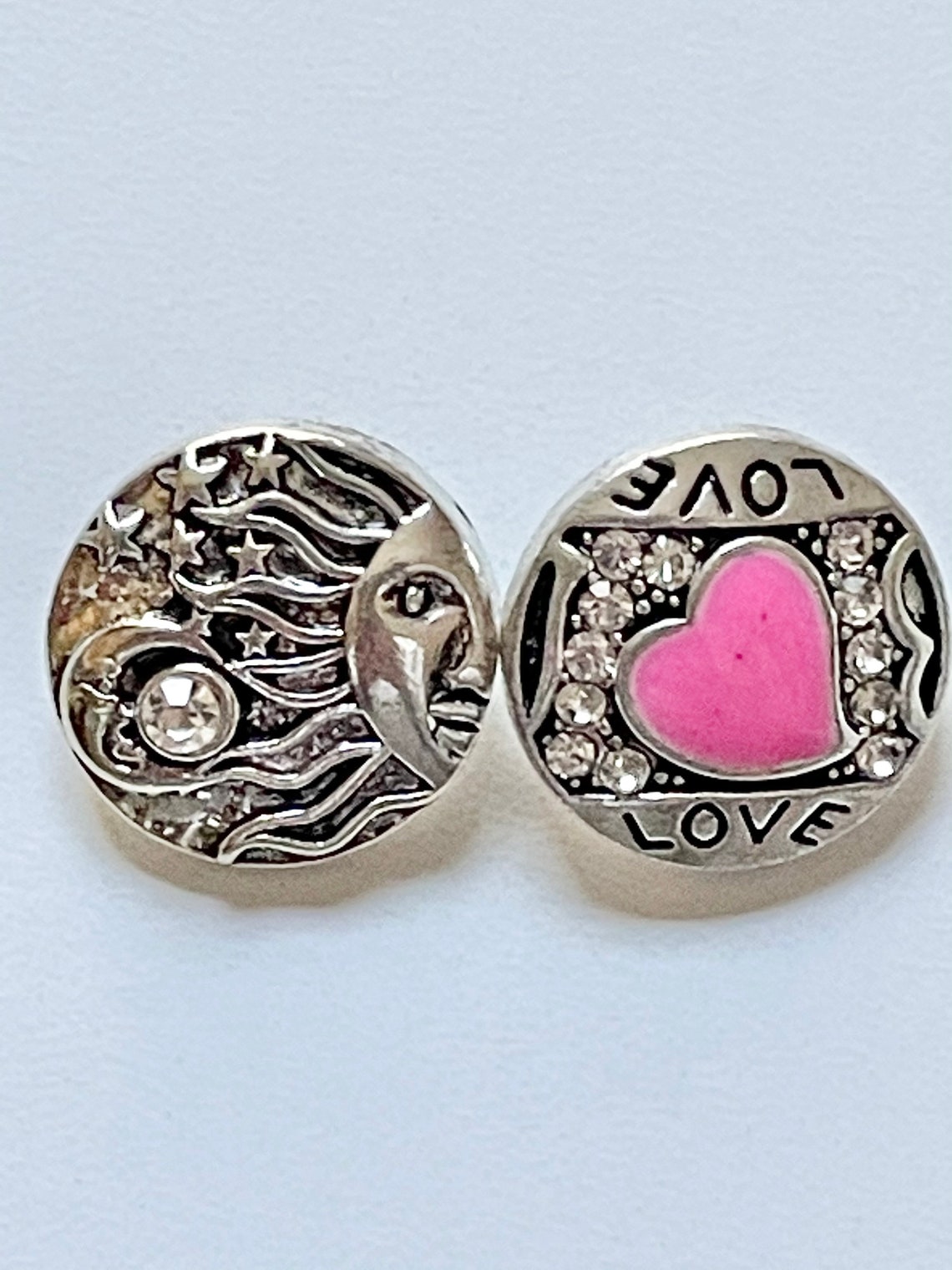 Snap button charms Etsy