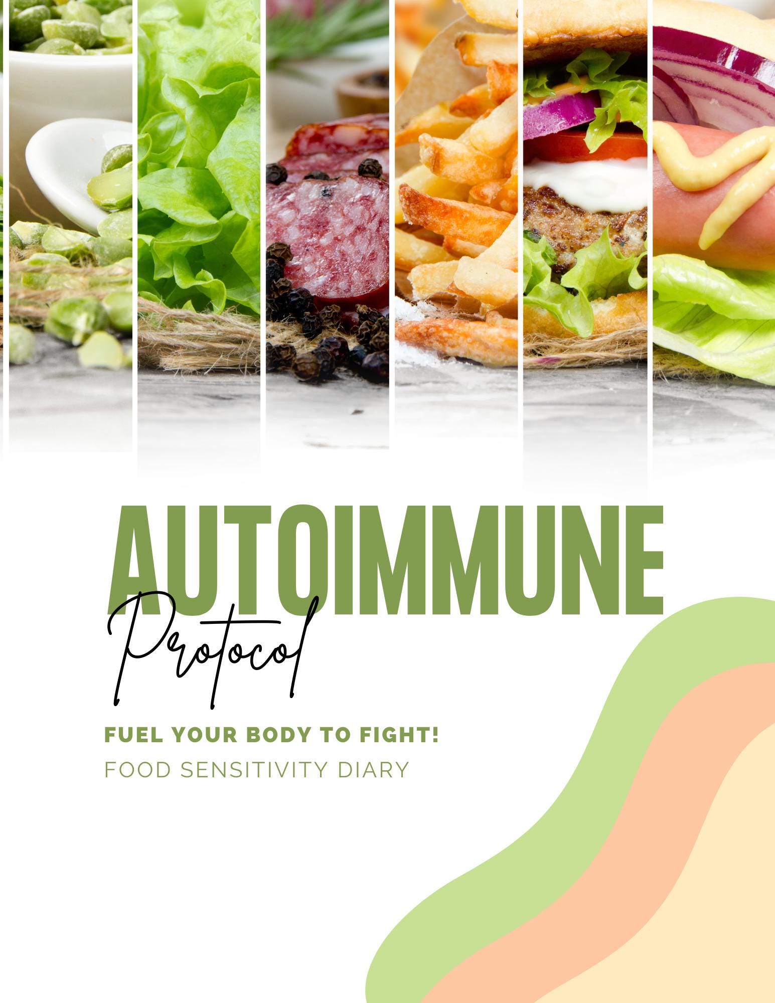 Autoimmune Protocol Food Diary, AIP, Food Chart, Food Diary, Autoimmune ...