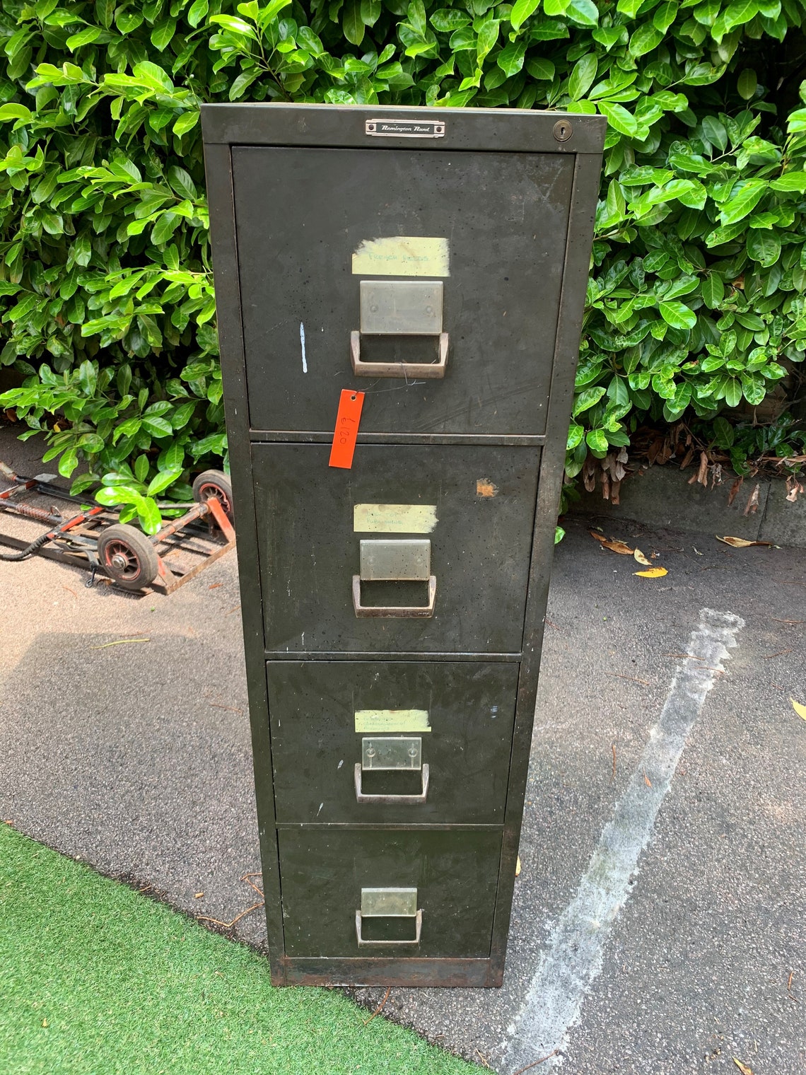 Vintage Remington Rand 4 drawer filing Etsy