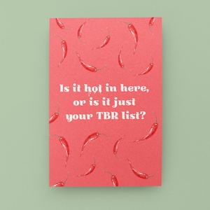 Spicy Book Geburtstagskarte | Romantik Geschenk für Leseratten | Bücherwurm Geburtstag | Würzige Karte