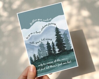 Enemies to Lovers Birthday Card: Only One Bed Romantasy Book Lover Gift