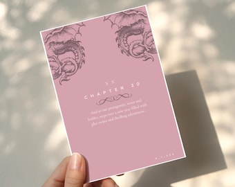 20th Birthday Card | Chapter 20 Card for Book Lovers | Bookish Gift