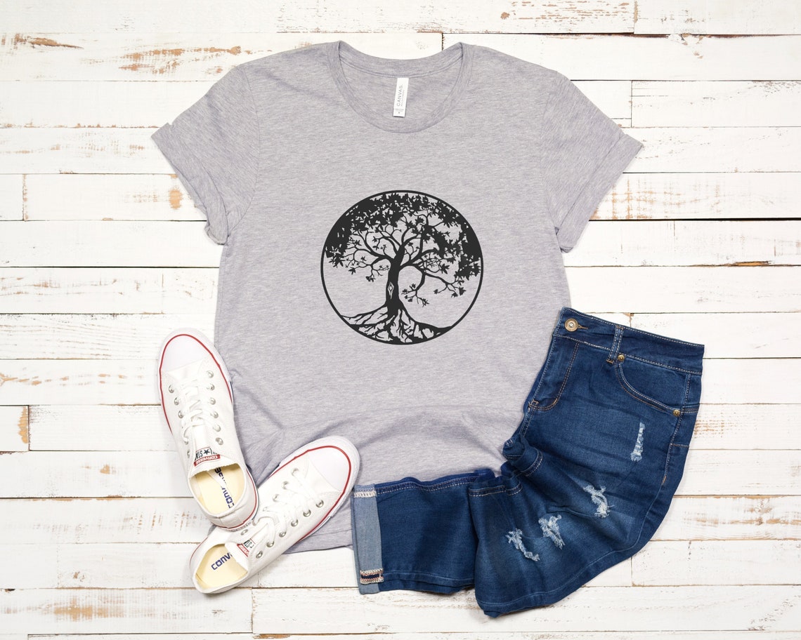 Tree of life T shirt cool spiritual shirt 100% cotton | Etsy