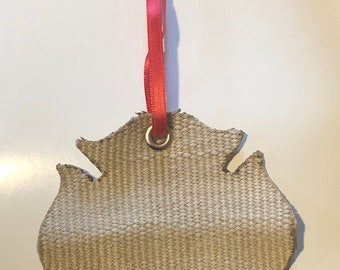 Retired Fire Hose Maltese Cross Firefighter Christmas Ornament Christmas Gift