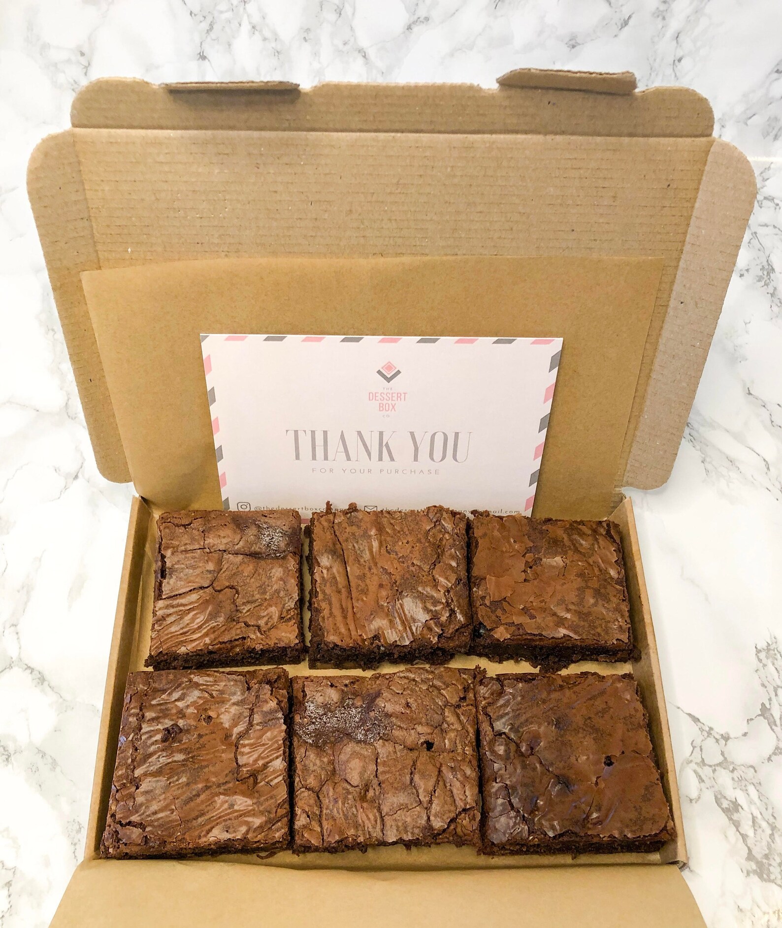 Postal Brownies Letter Box Brownies Treat Boxes Edible Etsy