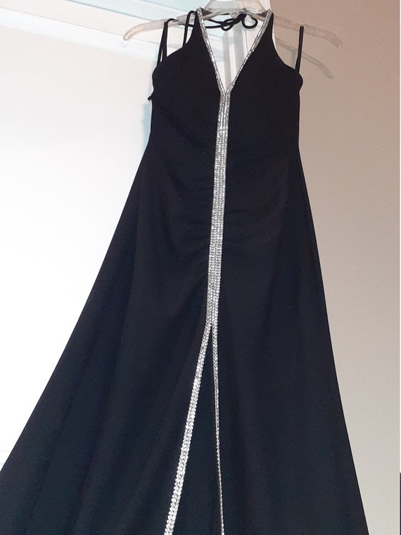 Cache Dress Gown Xs Black