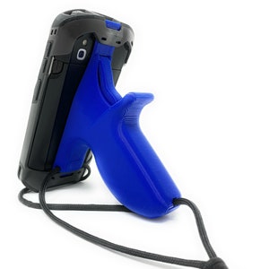 Trigger Handle for TC51 TC52 TC56 TC57 TC510K TC520K TC56CJ Scanner by Zebra (Customize Color and Text)