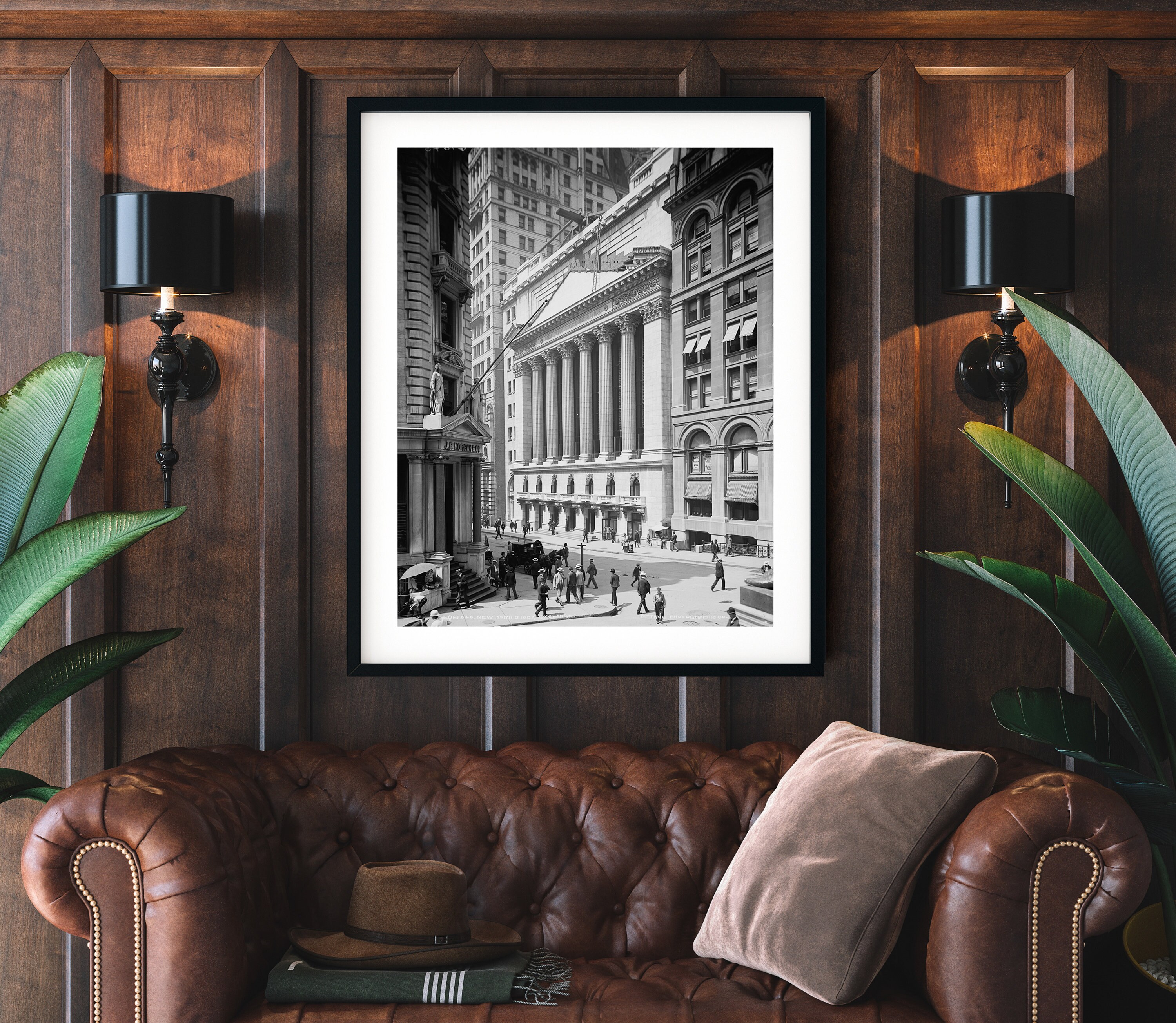 New York City USA Photography - Wall Street Manhattan Black and White ...