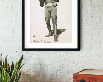 Jack Johnson モノクロポスター JOHN 'JACK' JOHNSON 8x10 Photo Glossy Print Heavyweight