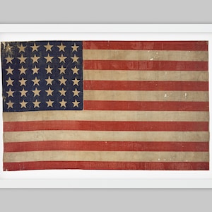 American Flag Fine Art Photo Print - USA Wall Decor - Vintage Patriotic Historical Flag