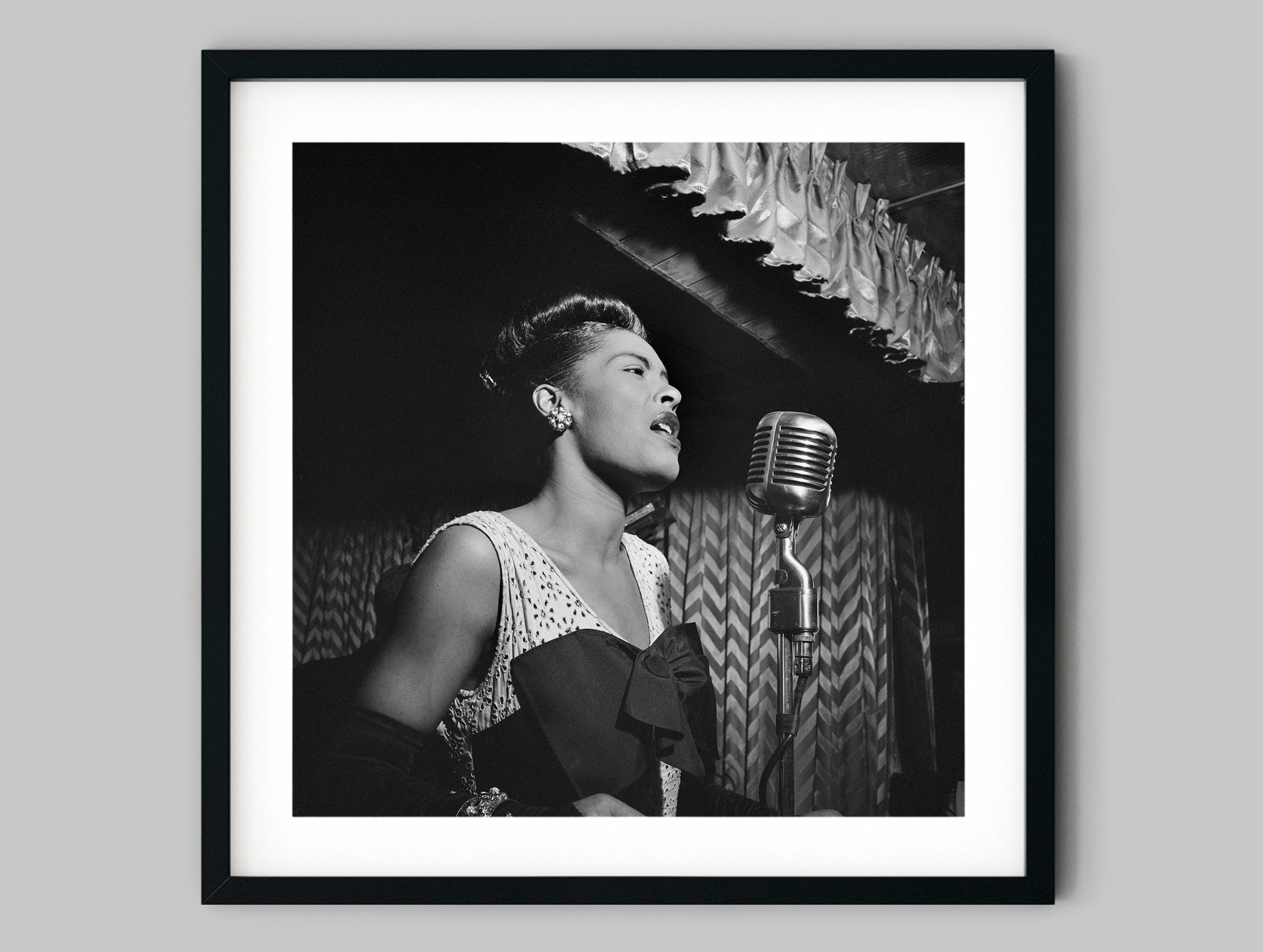 Billie Holiday Fine Art Print – Vintage Black and White