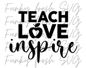 Free Free 231 Teach Love Inspire Svg Etsy SVG PNG EPS DXF File