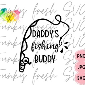 Papa's vismaatje SVG/PNG/JPG | Gratis commercieel gebruik | Digitaal snijbestand voor Cricut/silhouet