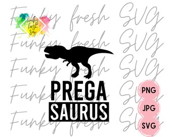 PregaSaurus SVG/PNG/JPG | Free Commercial Use | Digital Cut File For Cricut/Silhouette